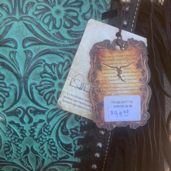 🤑💸 SOLD Trinity Ranch by Montana West, Floral tooled design on genuine leather. - Picture 6 of 6